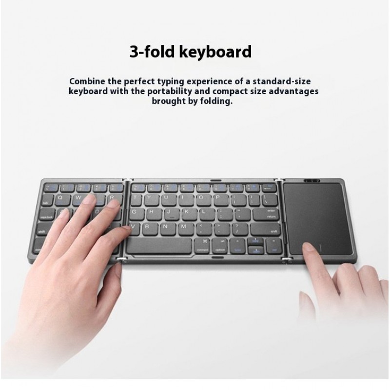 Three Folding Wireless Bluetooth Keyboar...