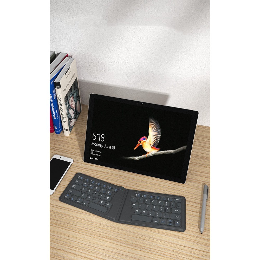 Compatible with Apple, Aerospace Folding Bluetooth Keyboard Ipad Tablet Phone Universal Office Keyboard Compatible with Apple, Aerospace Folding Bluetooth Keyboard Ipad Tablet Phone Universal Office Keyboard