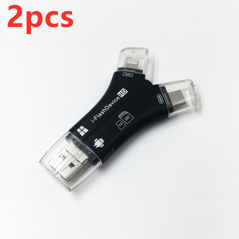 Mobile Phone Card Reader TF SD Multifunctional Four In One Universal Mobile Phone Card Reader TF SD Multifunctional Four In One Universal