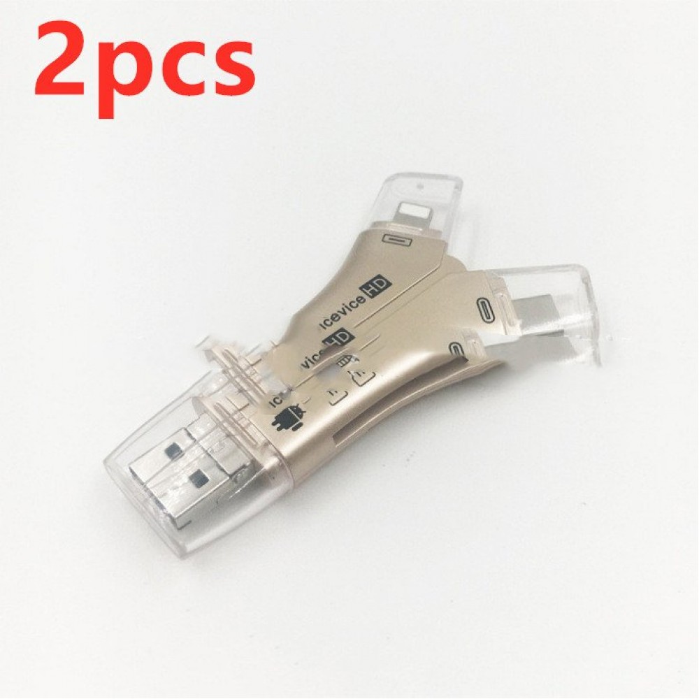 Mobile Phone Card Reader TF SD Multifunctional Four In One Universal Mobile Phone Card Reader TF SD Multifunctional Four In One Universal