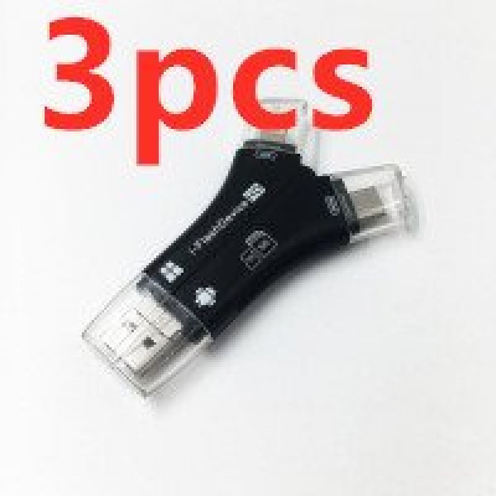 Mobile Phone Card Reader TF SD Multifunctional Four In One Universal Mobile Phone Card Reader TF SD Multifunctional Four In One Universal