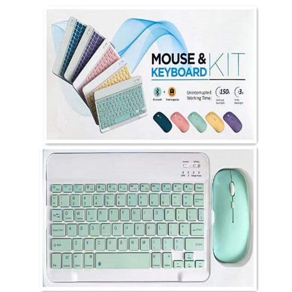 Creative Solid Color Bluetooth Keyboard And Mouse Set Creative Solid Color Bluetooth Keyboard And Mouse Set