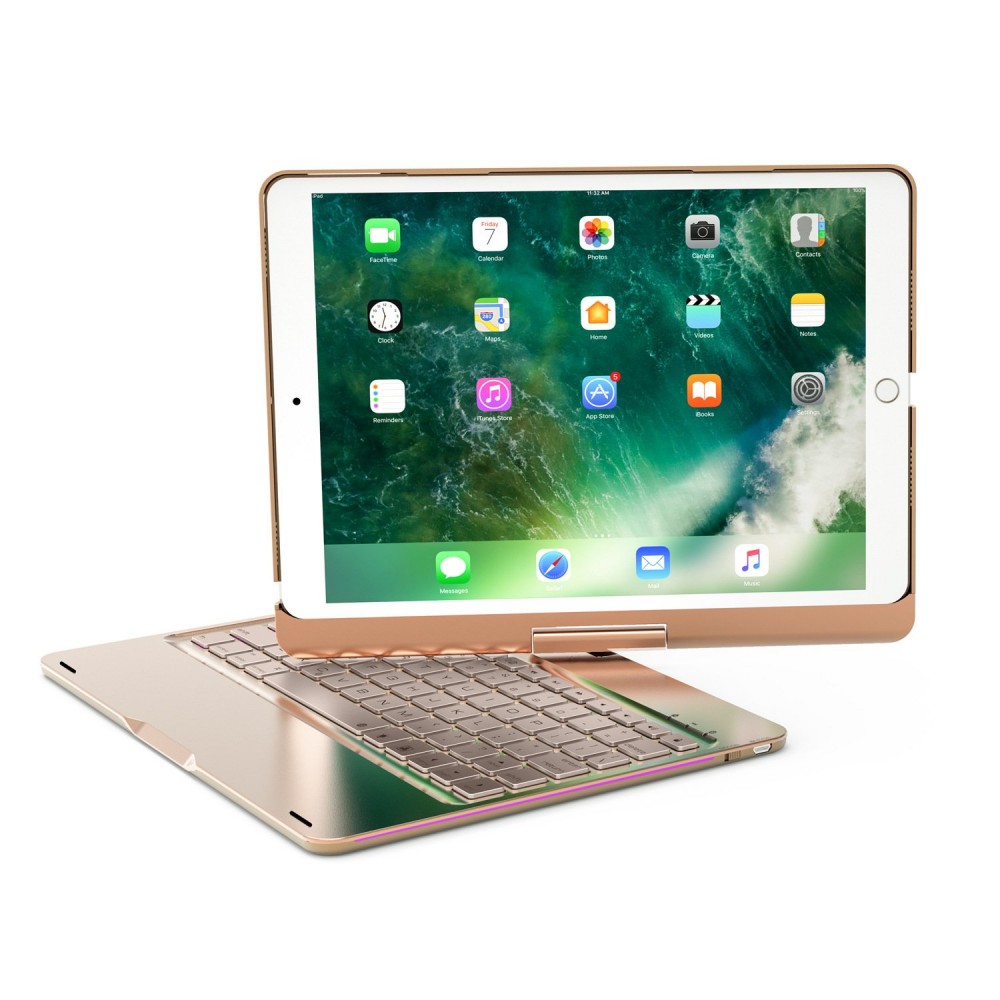 Compatible with Apple, Five ipad universal 360 degree rotating with breathing light Bluetooth keyboard Compatible with Apple, Five ipad universal 360 degree rotating with breathing light Bluetooth keyboard