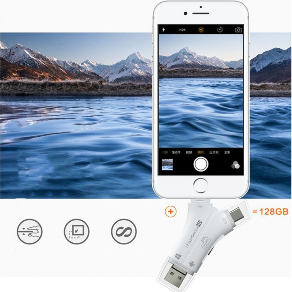 Mobile Phone Card Reader TF SD Multifunctional Four In One Universal Mobile Phone Card Reader TF SD Multifunctional Four In One Universal