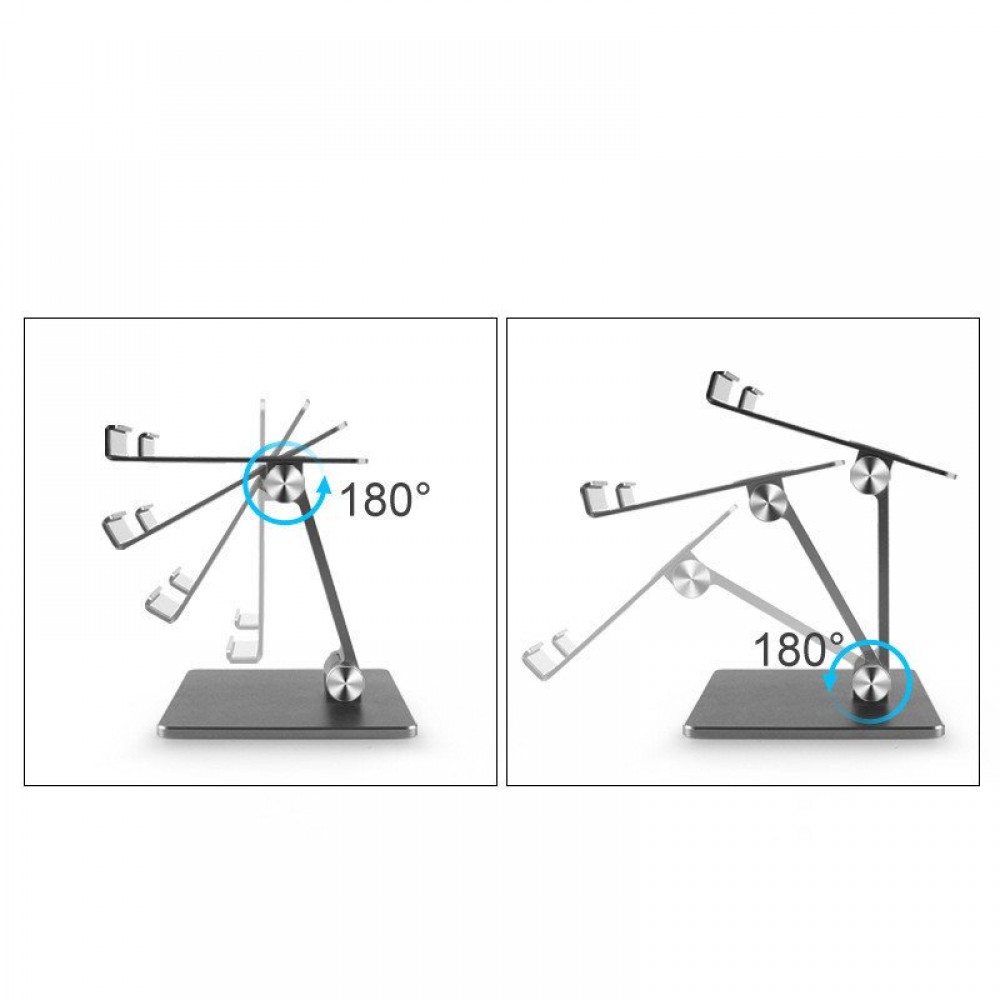 Folding Adjustable Aluminum Alloy Bracket For Tablet Computer Folding Adjustable Aluminum Alloy Bracket For Tablet Computer