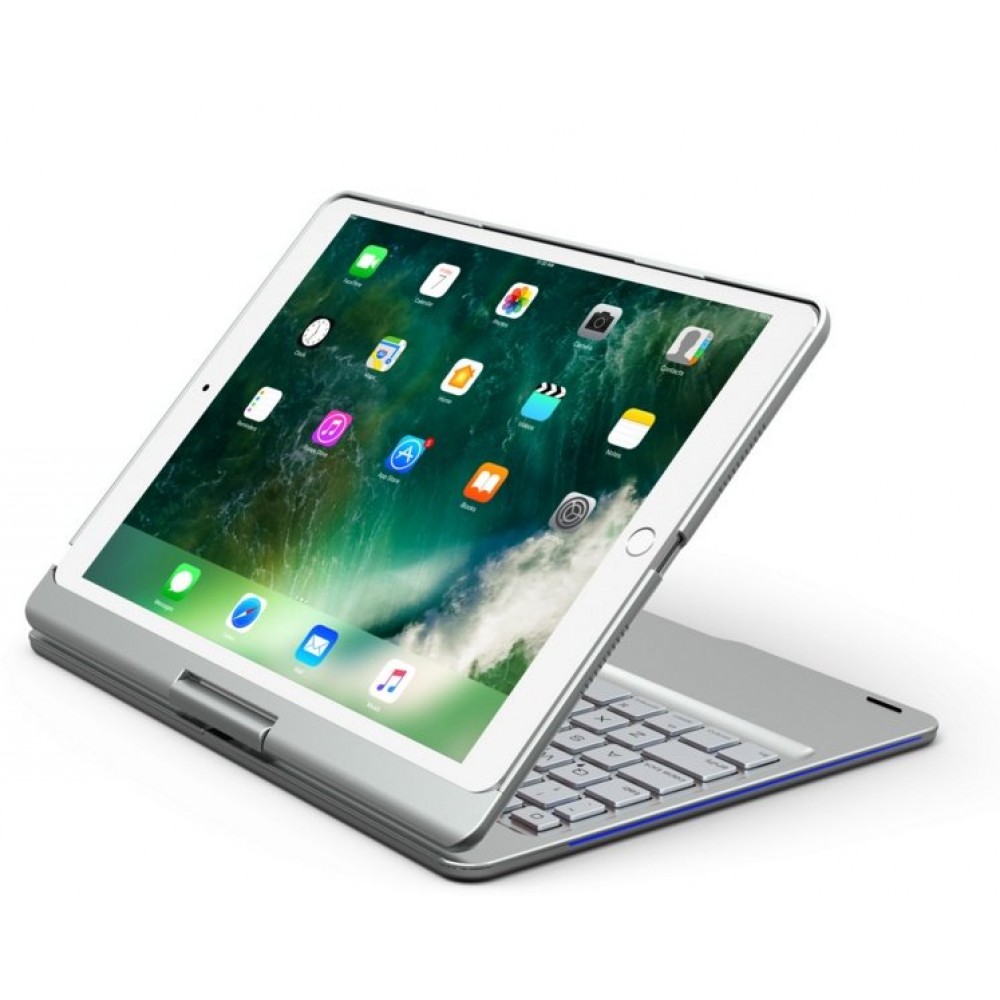 Compatible with Apple, Five ipad universal 360 degree rotating with breathing light Bluetooth keyboard Compatible with Apple, Five ipad universal 360 degree rotating with breathing light Bluetooth keyboard