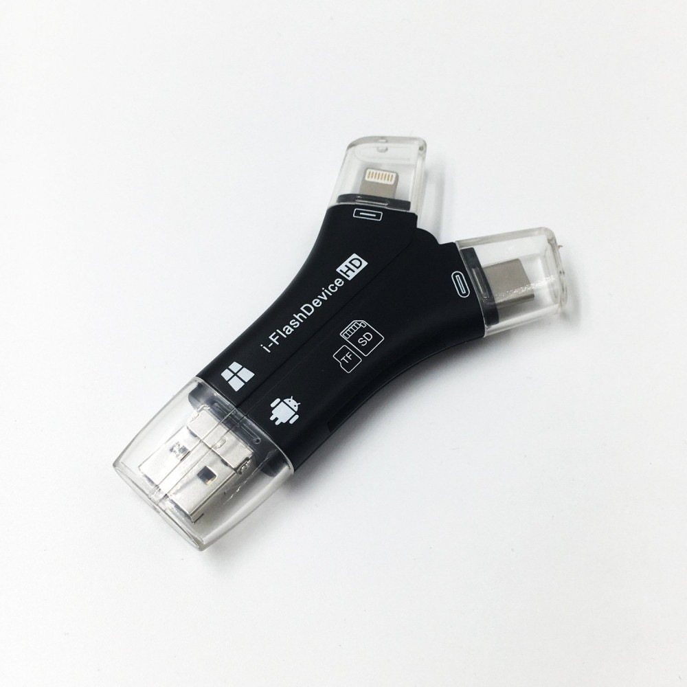 Mobile Phone Card Reader TF SD Multifunctional Four In One Universal Mobile Phone Card Reader TF SD Multifunctional Four In One Universal