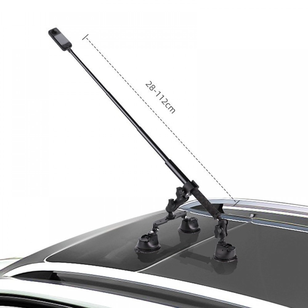Panoramic Camera View Angle Car Roof And Racket Suction Cup Fixed Bracket