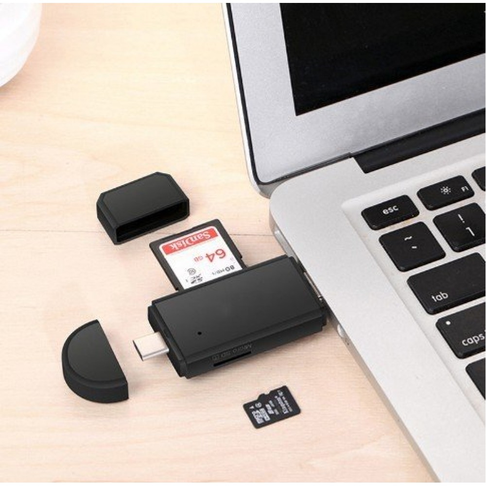 Smart Three-In-One Multi-Function Card Reader Smart Three-In-One Multi-Function Card Reader