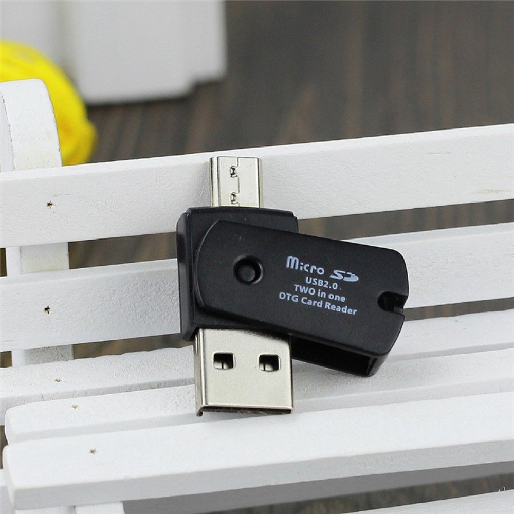 Creative LED Transparent USB Card Reader