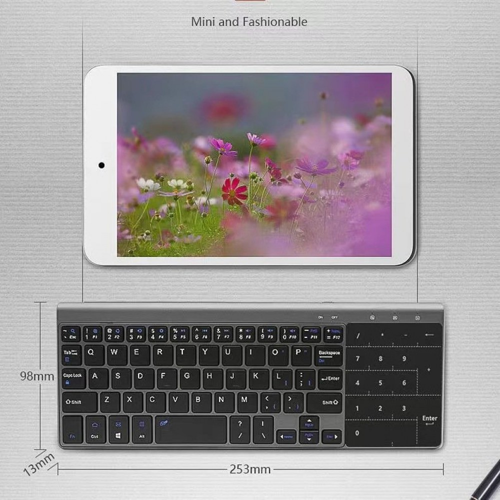 Mini 2 4gusb Bluetooth Wireless With Touch Pad Digital Keyboard Mouse Lightweight Applicable Tablet Portable Mini 2 4gusb Bluetooth Wireless With Touch Pad Digital Keyboard Mouse Lightweight Applicable Tablet Portable