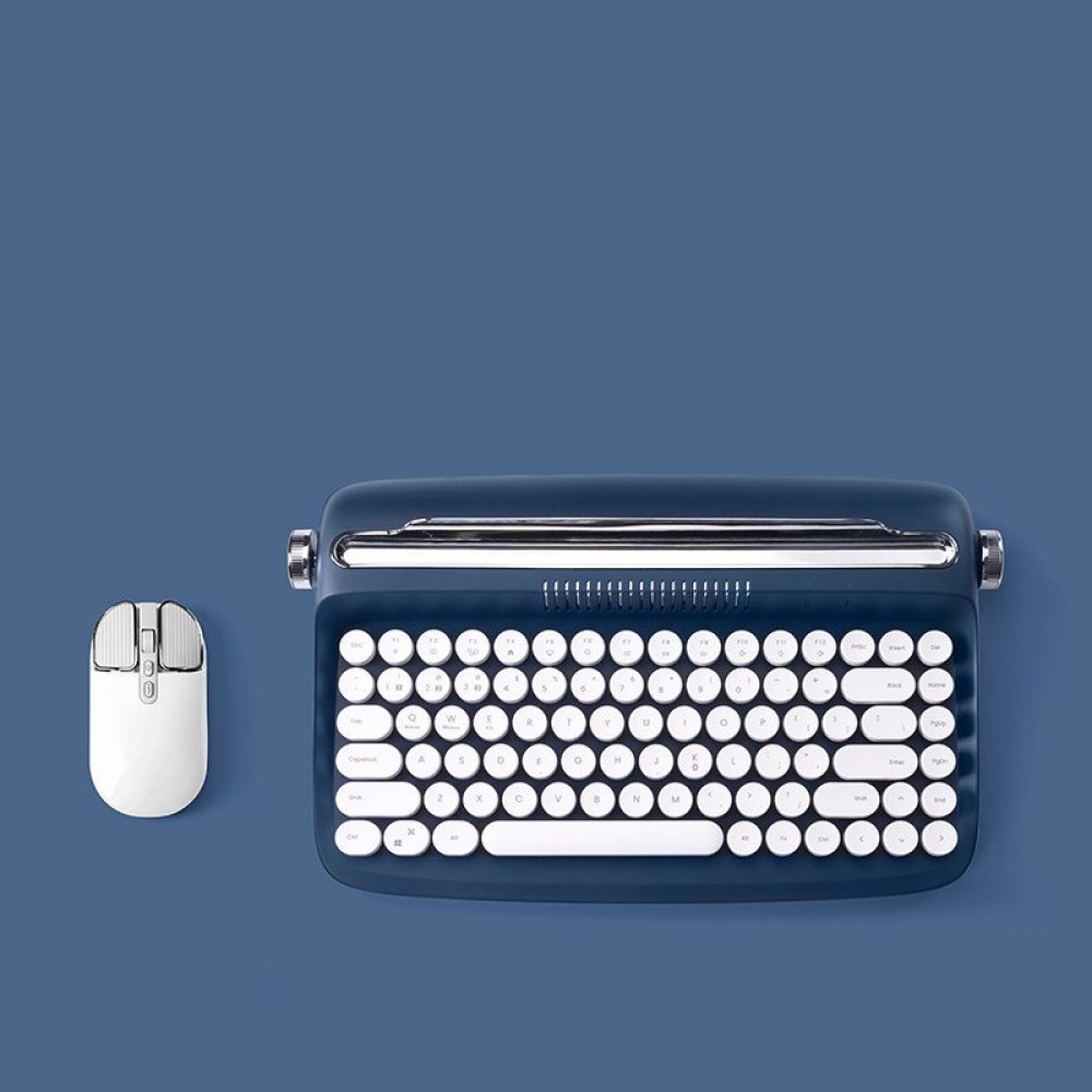 Retro Ipad Bluetooth Keyboard Mouse Set Cute Office Retro Ipad Bluetooth Keyboard Mouse Set Cute Office