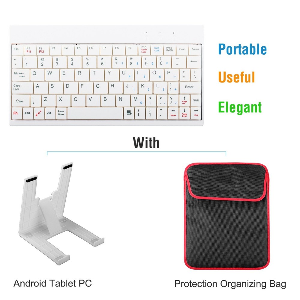 80 Keys Wired Keyboard Mini USB Connector Keyboard Portable Durable Keyboard With Carry Bag Tablet Stand For Android Window Tablet 80 Keys Wired Keyboard Mini USB Connector Keyboard Portable Durable Keyboard With Carry Bag Tablet Stand For Android Window Tablet