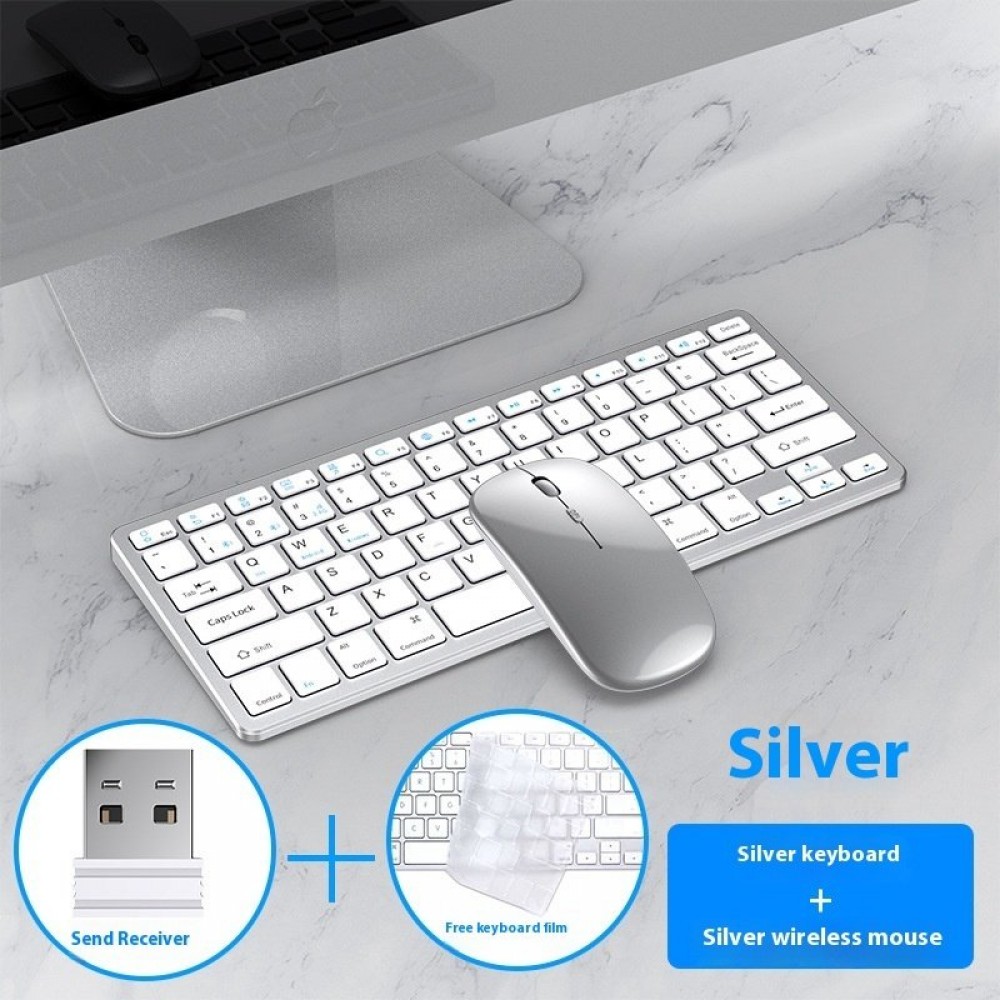 Wireless Keyboard Mouse Ultra-thin Suit Rechargeable Mute Bluetooth Wireless Keyboard Mouse Ultra-thin Suit Rechargeable Mute Bluetooth