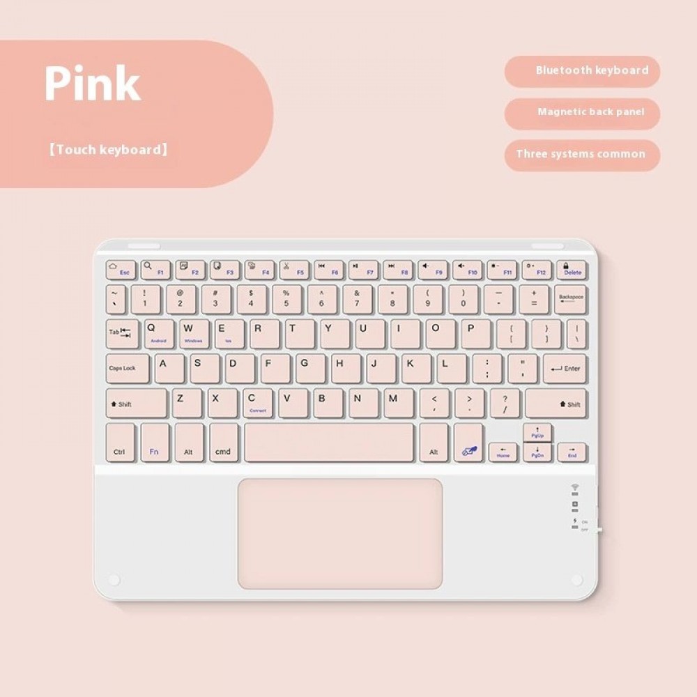Bluetooth Keyboard With Touch For Mobile Phone Tablet Wireless Rechargeable Bluetooth Keyboard With Touch For Mobile Phone Tablet Wireless Rechargeable