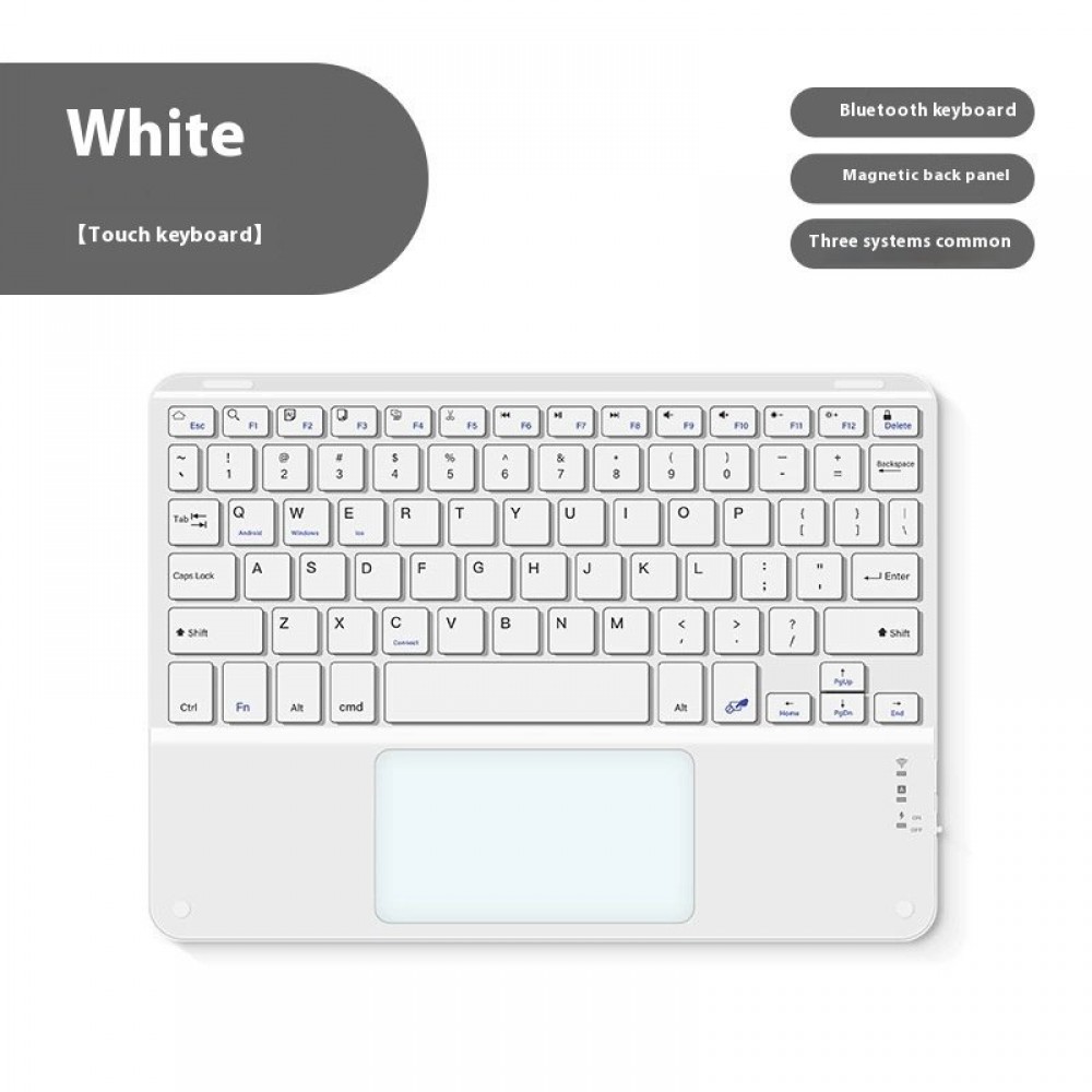 Bluetooth Keyboard With Touch For Mobile Phone Tablet Wireless Rechargeable Bluetooth Keyboard With Touch For Mobile Phone Tablet Wireless Rechargeable