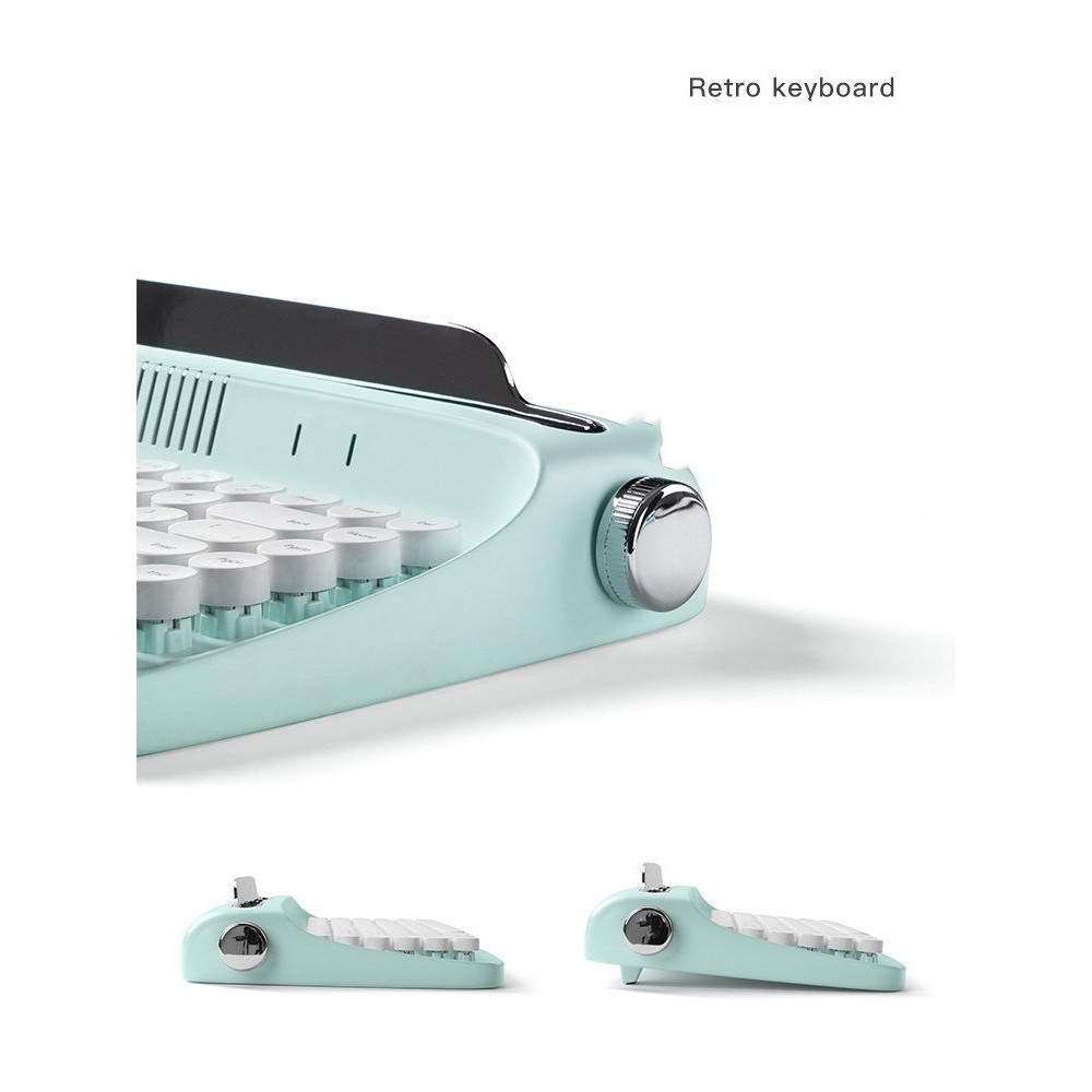 Retro Ipad Bluetooth Keyboard Mouse Set Cute Office Retro Ipad Bluetooth Keyboard Mouse Set Cute Office