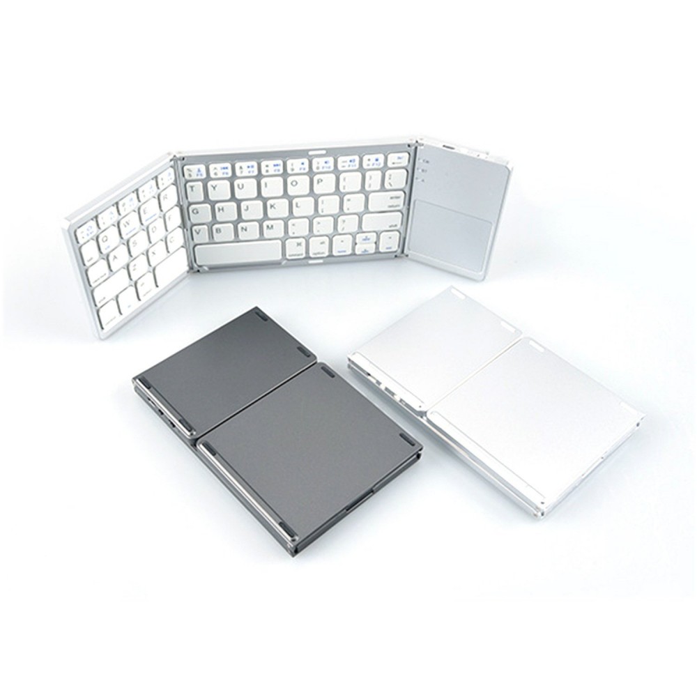 Mini Tri-fold Bluetooth Keyboard Portable Thin Touch Mini Tri-fold Bluetooth Keyboard Portable Thin Touch