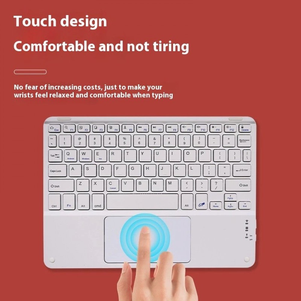 Bluetooth Keyboard With Touch For Mobile Phone Tablet Wireless Rechargeable Bluetooth Keyboard With Touch For Mobile Phone Tablet Wireless Rechargeable