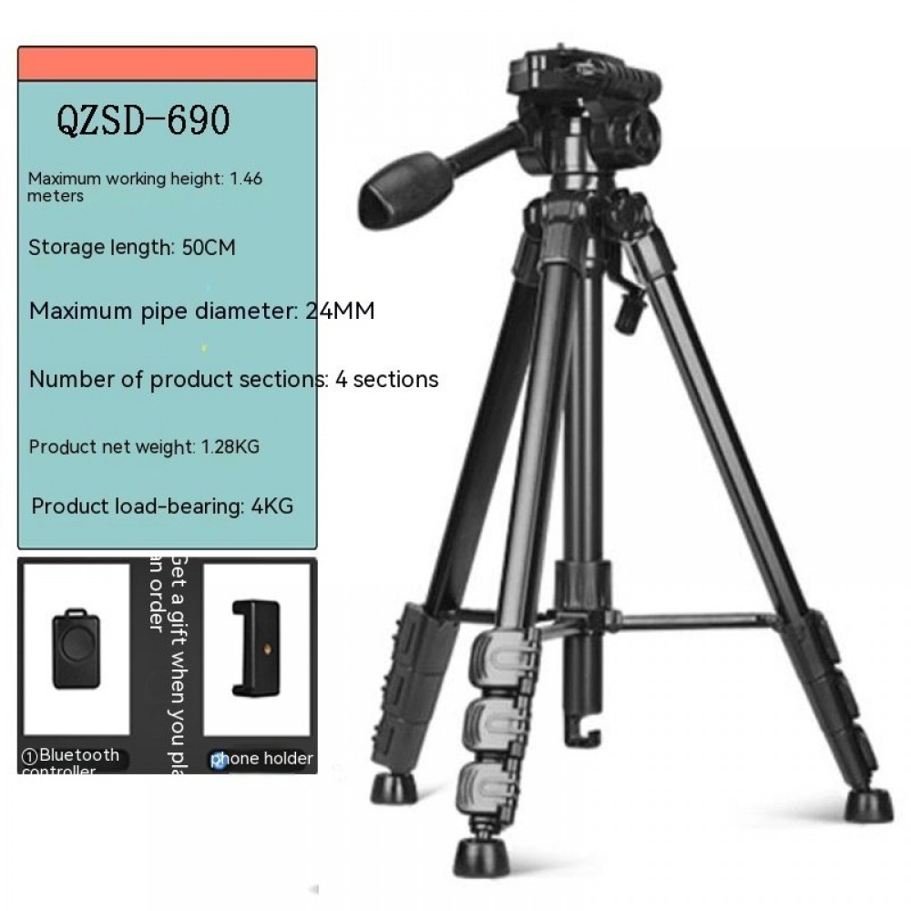 Light Age Aluminum Alloy Bracket SLR Camera Tripod Light Age Aluminum Alloy Bracket SLR Camera Tripod
