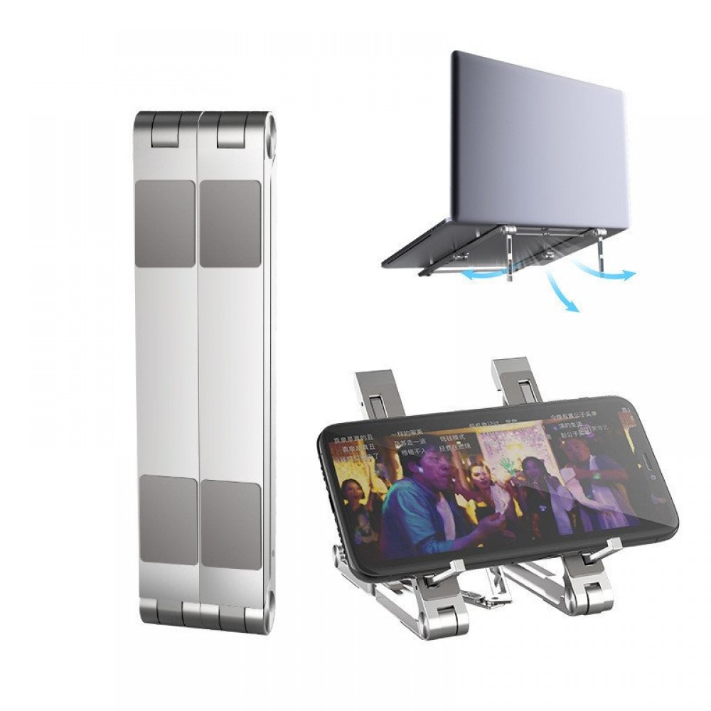 Zinc Alloy Portable Computer Folding Heat Dissipation Bracket Zinc Alloy Portable Computer Folding Heat Dissipation Bracket