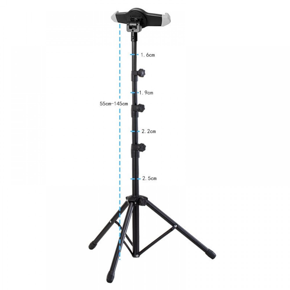 Tablet PC Stand Metal Telescopic Tube Floor Tripod Stand Live Broadcast Outdoor Indoor Tablet Computer Stand Floor Tablet PC Stand Metal Telescopic Tube Floor Tripod Stand Live Broadcast Outdoor Indoor Tablet Computer Stand Floor