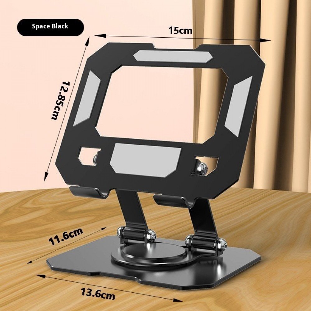 Desktop Metal Tablet Computer Stand Rotating Folding Desktop Metal Tablet Computer Stand Rotating Folding