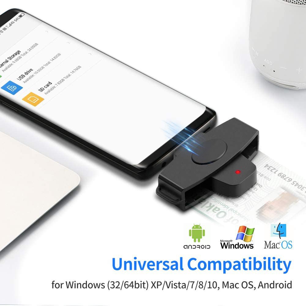 USB Type C Universal Smart Card Reader USB Type C Universal Smart Card Reader