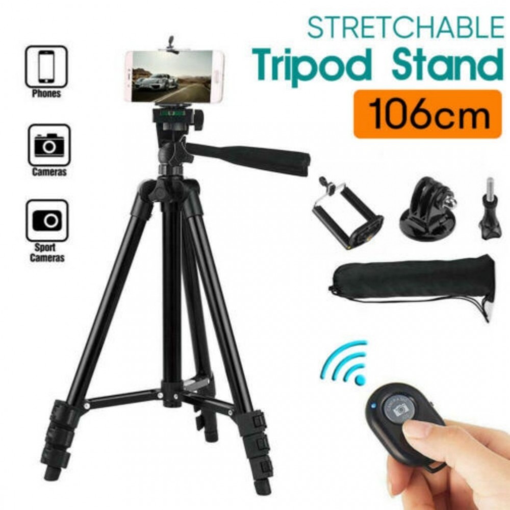 Professional Camera Tripod Stand Mount Phone Holder For  DSLR Travel AU