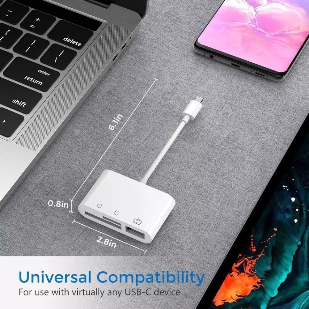 Type-c Three-in-one Otg Multi-function Card Reader Type-c Three-in-one Otg Multi-function Card Reader