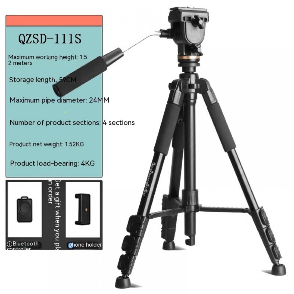 Light Age Aluminum Alloy Bracket SLR Camera Tripod Light Age Aluminum Alloy Bracket SLR Camera Tripod