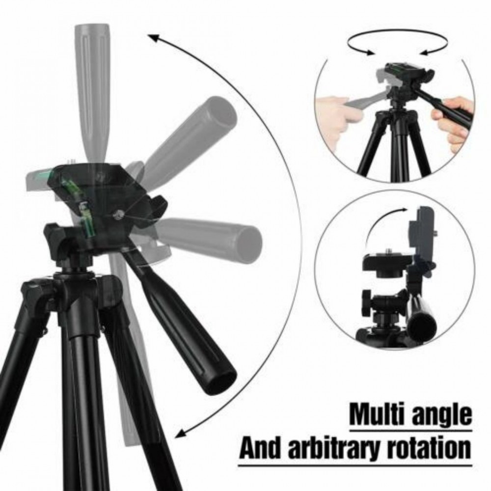 Professional Camera Tripod Stand Mount Phone Holder For  DSLR Travel AU